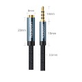 Ugreen kabel adapter przedłużacz AUX mini jack 3,5 mm 2m (niebieski) - 2678816