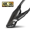 Axagon RVC-HI2M adapter kablowy 0,25 m USB Type-C HDMI Czarny - 2664994