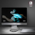 Axagon RVC-HI2M adapter kablowy 0,25 m USB Type-C HDMI Czarny - 2664988