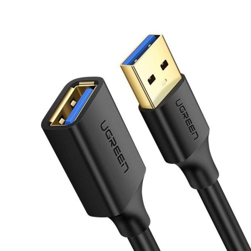 Ugreen kabel przedłużacz przejściówka USB 3.0 (żeński)-USB 3.0 (męski) 1m (czarny) - 2678852