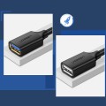Ugreen kabel przedłużacz przejściówka USB 3.0 (żeński)-USB 3.0 (męski) 1m (czarny) - 2678857
