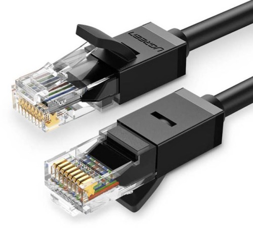 Ugreen kabel internetowy sieciowy Ethernet patchcord RJ45 5m (czarny) - 2678980