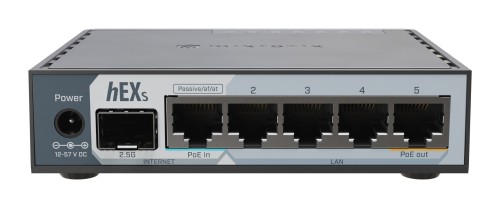 NET Router/Switch 5-port 1000M/Hex S E60IUGS Mikrotik - 2665527