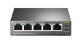 TP-Link TL-SG1005P Nie zarządzany Gigabit Ethernet (10/100/1000) Obsługa PoE Czarny - 743292