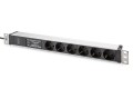 Listwa zasilająca PDU 19" Rack, 6x unischuko, 2.0m, 1x wtyk unischuko, 16A, zab. przepięciowe+filtr - 2057466