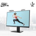 MSI Pro MP243X monitor komputerowy 60,5 cm (23.8") 1920 x 1080 px Full HD Czarny - 1628975