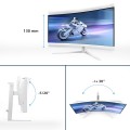 Philips 34M2C5501A/00 monitor komputerowy 86,4 cm (34") 3440 x 1440 px Wide Quad HD LCD Biały - 2680015
