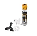 DeWALT DCW604NT-XJ frezarka/trymer Czarny, Żółty 25500 RPM - 2680192