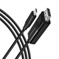 Axagon RVC-DPC adapter kablowy 1,8 m USB Type-C DisplayPort Czarny - 2666184