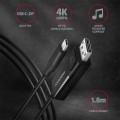 Axagon RVC-DPC adapter kablowy 1,8 m USB Type-C DisplayPort Czarny - 2666175