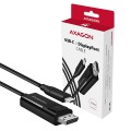 Axagon RVC-DPC adapter kablowy 1,8 m USB Type-C DisplayPort Czarny - 2666181