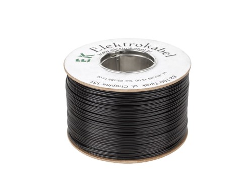 Kabel głośnikowy SMYp 2 x 1mm czarny 100m - 2679295