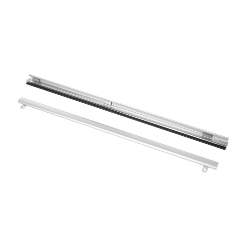 Listwa aluminiowa do zawieszania plakatu KLIP 2x70cm + przyssawka 45mm x2szt z haczykiem - 2679374