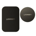 Ugreen płytki metalowe do uchwytów magnetycznych na telefon 2szt. LP123 (czarne) - 2679387