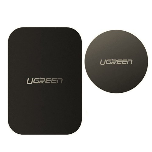 Ugreen płytki metalowe do uchwytów magnetycznych na telefon 2szt. LP123 (czarne) - 2679387