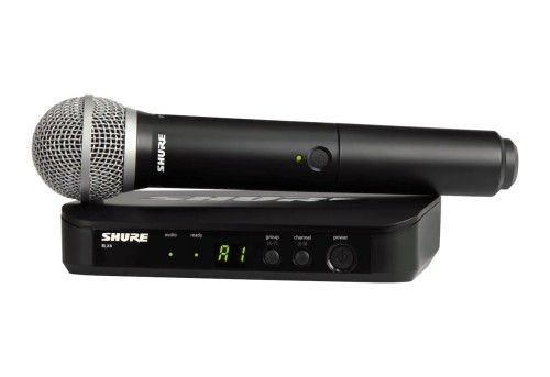 Shure BLX24E/PG58-H8E - bezprzewodowy system wokalny z mikrofonem PG58 - 2679425