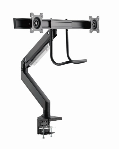 Gembird MA-DA2-04 Regulowane biurkowe ramię na 2 monitory, 17”-32”, do 8 kg - 2668341