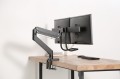 Gembird MA-DA2-04 Regulowane biurkowe ramię na 2 monitory, 17”-32”, do 8 kg - 2668338