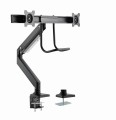 Gembird MA-DA2-04 Regulowane biurkowe ramię na 2 monitory, 17”-32”, do 8 kg - 2668323