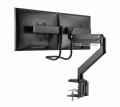 Gembird MA-DA2-04 Regulowane biurkowe ramię na 2 monitory, 17”-32”, do 8 kg - 2668332