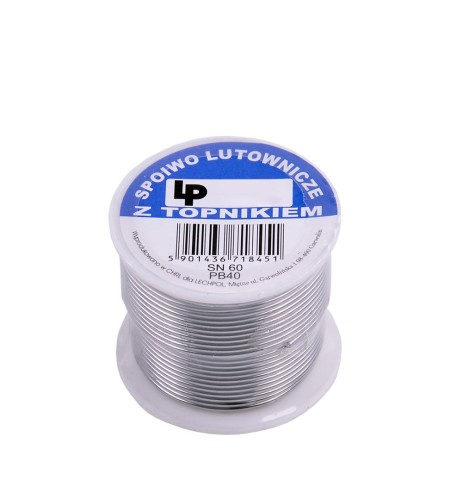 Cyna LP na szpuli o średnicy 1mm i wadze 100g - 2680430