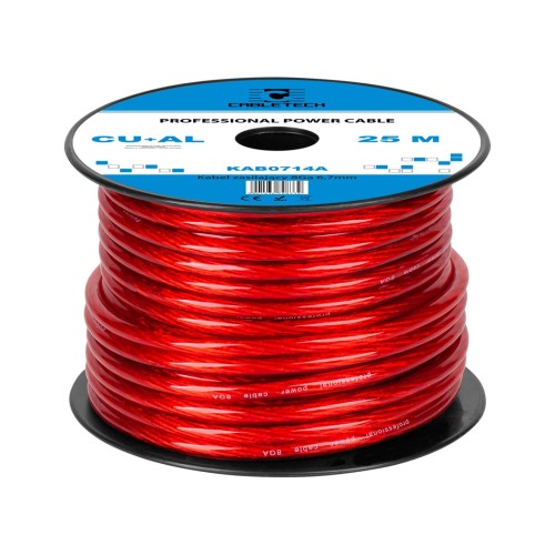 Kabel samochodowy 8Ga OD6.7mm CU+AL 25m - 2680550