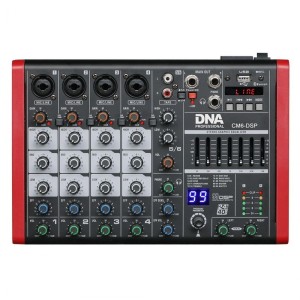 DNA CM6-DSP - Mikser audio z USB, MP3, Bluetooth, Phantom