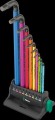 Zestaw kluczy trzpieniowych 950/9 HEX-PLUS MULTICOLOUR 3 9CZR - 2638563