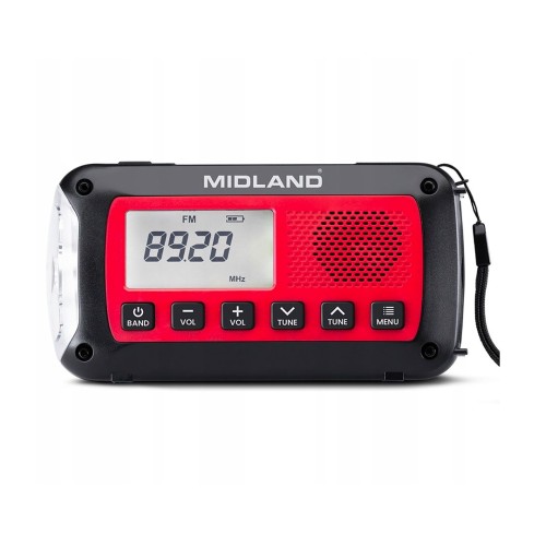 Radio alarmowe Midland ER100 z akumulatorem 2600mAh - 2680710