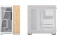 Corsair 6500X Tempered Glass Mid-Tower White/Wood - 2638589