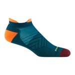 Skarpety biegowe Darn Tough Run No Show Tab Ultra-Lightweight with Cushion - dark teal rozmiar: m