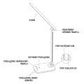 MONTIS MT042 LAMPKA BIURKOWA LED BIAŁA 230V + USB - 2670256