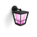 HUE Econic czarny oprawa ścienna kinkiet LED 15W 2000-6500K 1150LM RGB WCA IP44 aluminium/szkło - 2681020