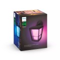 HUE Econic czarny oprawa ścienna kinkiet LED 15W 2000-6500K 1150LM RGB WCA IP44 aluminium/szkło - 2681018