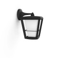 HUE Econic czarny oprawa ścienna kinkiet LED 15W 2000-6500K 1150LM RGB WCA IP44 aluminium/szkło - 2681017