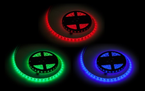 Sznur diodowy 5m Rebel  (300x5050 SMD) RGB, wodoodporny , 12V - 2681024