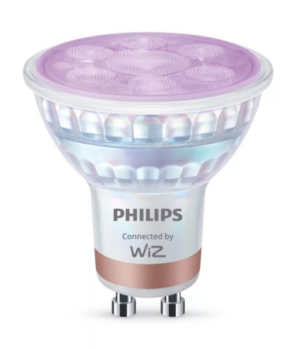 Zestaw 3 sztuk WiZ Philips Smart WiFi Spot PAR16 RGB, GU10, 4.7 W, Pełny kolor - 2670449