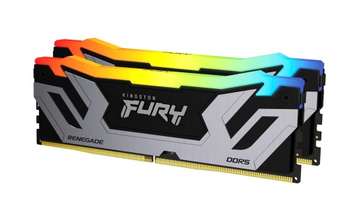 KINGSTON DDR5 48GB 8400MT/s CL40 CUDIMM (Kit of 2) FURY Renegade RGB Silver XMP - 2681054