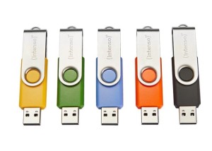 Pendrive MEMORY DRIVE FLASH USB2 5X16GB/MULTIPACK INTENSO