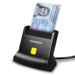 Axagon CRE-SM2 czytnik do kart chipowych Wewnętrzna USB USB 2.0 Czarny