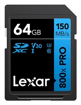 MEMORY SDXC 64GB UHS-I/LSD0800P064G-BNNNG LEXAR - 2670781