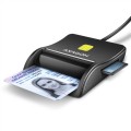 Axagon CRE-SM3SD USB Smart card & SD/microSD/SIM Flat czytnik do kart chipowych Wewnętrzna USB 2.0 Czarny - 2670802