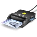 Axagon CRE-SM3SD USB Smart card & SD/microSD/SIM Flat czytnik do kart chipowych Wewnętrzna USB 2.0 Czarny - 2670794