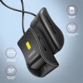 Axagon CRE-SM3SD USB Smart card & SD/microSD/SIM Flat czytnik do kart chipowych Wewnętrzna USB 2.0 Czarny - 2670795