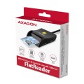 Axagon CRE-SM3SD USB Smart card & SD/microSD/SIM Flat czytnik do kart chipowych Wewnętrzna USB 2.0 Czarny - 2670801
