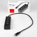 Axagon HUE-S2C huby i koncentratory USB 3.2 Gen 1 (3.1 Gen 1) Type-A 5000 Mbit/s Czarny - 2671130