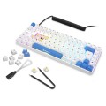 Sharkoon SKILLER SGK50 S3 PBT klawiatura Gaming USB QWERTZ Niemiecki Biały - 2671249