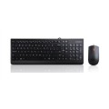 Lenovo 300 klawiatura Dołączona myszka Uniwersalne USB QWERTY US English Czarny - 2671296