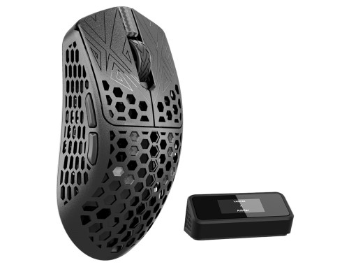 Mysz gamingowa Vancer Akitsu Carbon Fiber, bezprzewodowa - czarna - 2671421