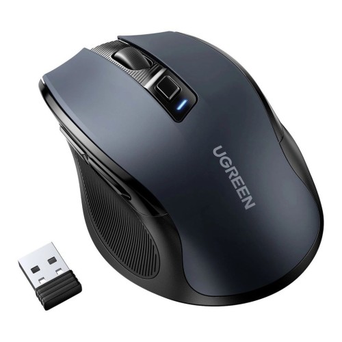 Mysz optyczna Ugreen MU006 bezprzewodowa USB 2.4GHz / Bluetooth 5.0 4000 DPI - czarna - 2671563